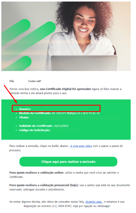 Certificado A1 - Soluti