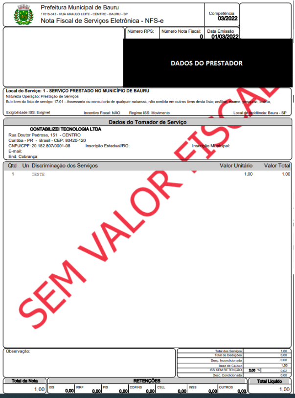 Como Emitir NFS E Em Bauru Simples Nacional Atendimento Da Contabilizei